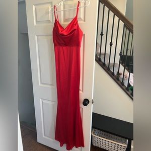 Red Formal Dress-  Hello Molly